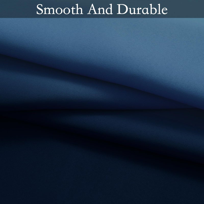 SimpleHome Ombre Room Darkening Curtains for Boys Bedroom, Light Blocking Gradient Grey White to Blue Thermal Insulated Grommet Window Curtains/Drapes for Living Room,2 Panels, 52x96 inches Length - Image 5